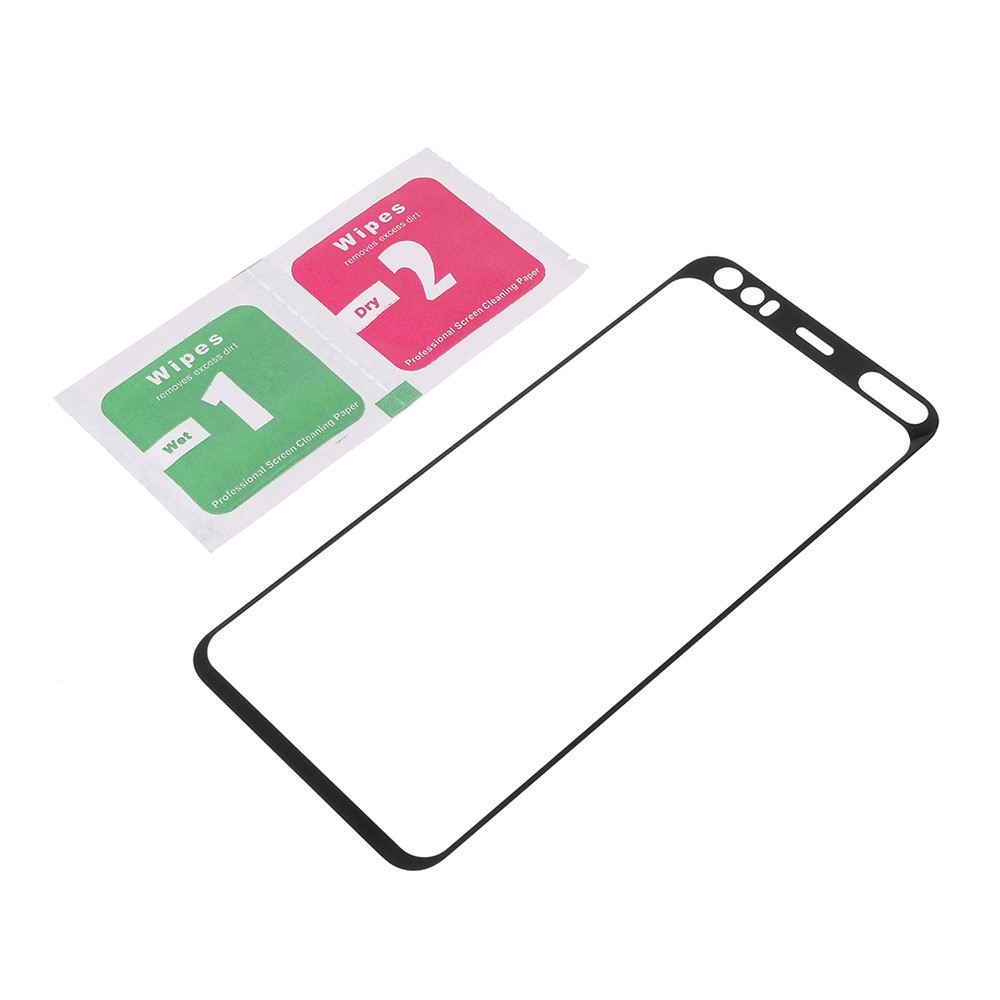 Ultra Clear Curved Full Cover Tempered Glass Protective Screen Film for Google Pixel 4 - Black-9