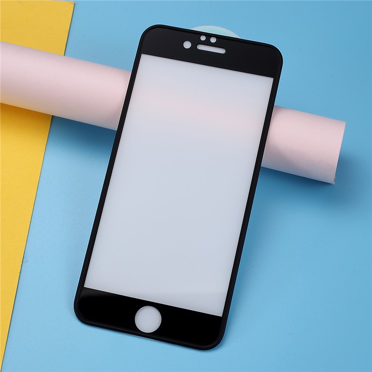 AMORUS Pour Iphone 6 / 6s 4,7 Pouces Silicone Souple Bords Incassables Protecteur D'écran En Verre Trempé - Noir-3