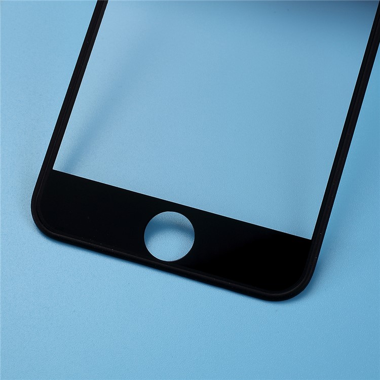 AMORUS Pour Iphone 6 / 6s 4,7 Pouces Silicone Souple Bords Incassables Protecteur D'écran En Verre Trempé - Noir-6