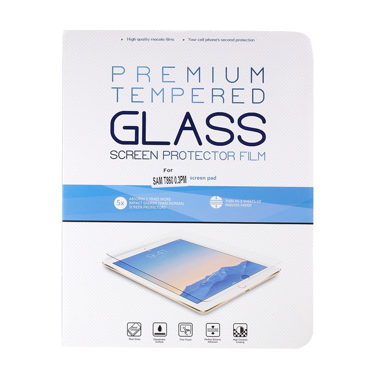 0.3mm Arc Edge Tempered Glass Screen Protection Film for Samsung Galaxy Tab S6 SM-T860-6