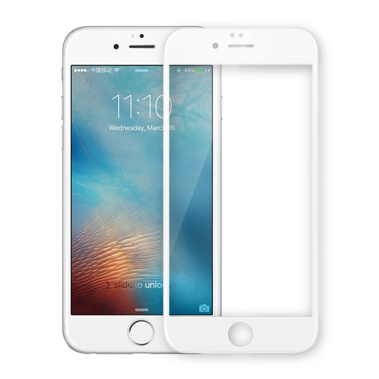 NILLKIN 3D CP+ MAX for iPhone 6s Plus/6 Plus Full Size Curved Tempered Glass Screen Guard Anti-explosion - White-1