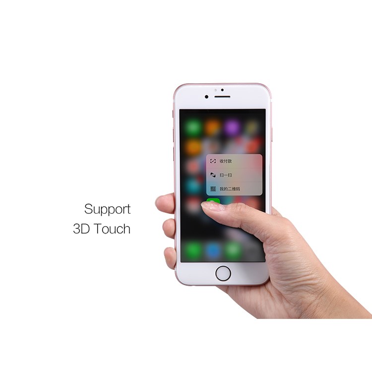 NILLKIN 3D CP+ MAX for iPhone 6s Plus/6 Plus Full Size Curved Tempered Glass Screen Guard Anti-explosion - White-7