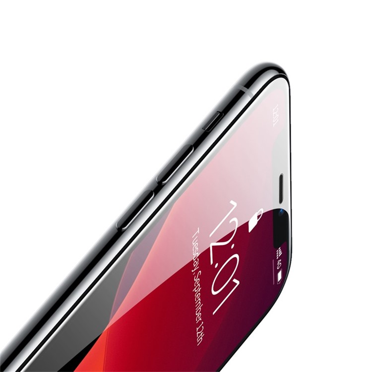 Basis Für IPhone 11 6,1 Zoll (2019) / XR 6,1 Zoll (2018) Gebogenes Bildschirm Temperiertes Glas-Displayschutz-Haustierkanten-Bildschirmfilme Mit Installationstool 2pcs / Set - Schwarz