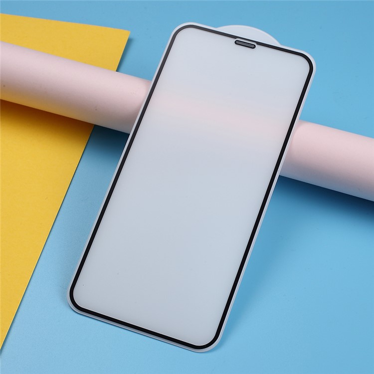 Full Screen Silk Printing Tempered Glass Protector with Anti-dust Mesh for iPhone 11 6.1 inch/XR-2