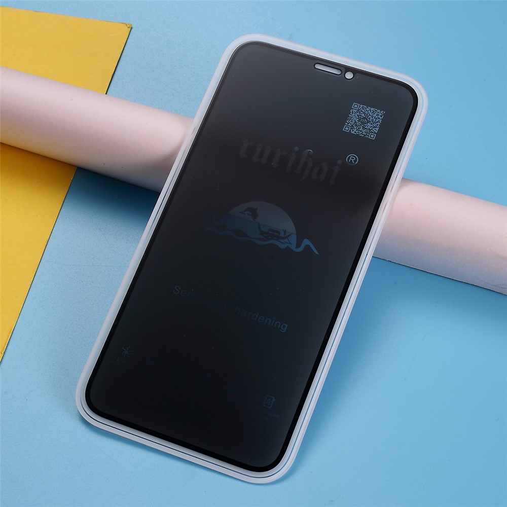RURIHAI 0.26mm 180 Degrés Anti-peep Garde En Verre Trempé Plein Écran Pour Iphone 11 Pro 5.8 Pouces-3
