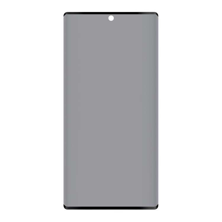 Protecteur D'écran En Verre Trempé Anti-espion, De Couverture Totale Courbée (bord Noir, Ne Prend Pas En Charge Les Empreintes Digitales) Pour Samsung Galaxy Note 10 Plus / Note 10 Plus 5G-3