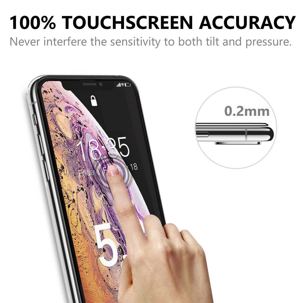 Full Screen Tempered Glass Screen Protector Film for iPhone 11 Pro 5.8 inch (2019) - Black-6