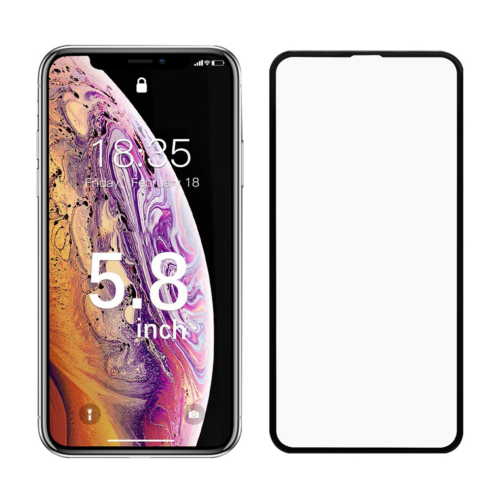 Full Screen Tempered Glass Screen Protector Film for iPhone 11 Pro 5.8 inch (2019) - Black-7