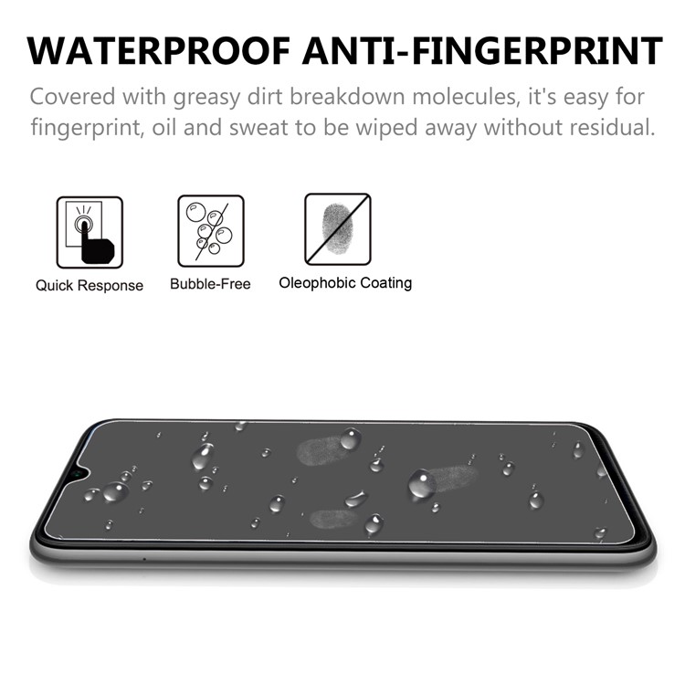 Para Xiaomi Redmi Note 8 Pro 2.5D Arc Edge 9H Película Protectora De Vidrio Templado-4