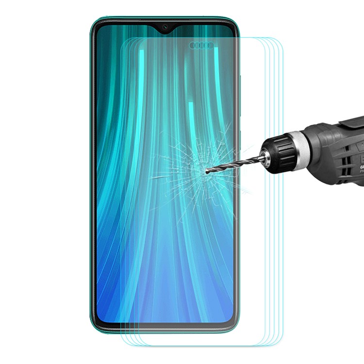 HAT PRINCE De 0.26mm 9H 2.5D Film Écran En Verre Trempé Bord De L'arc Pour Xiaomi Redmi Note 8 Pro-2