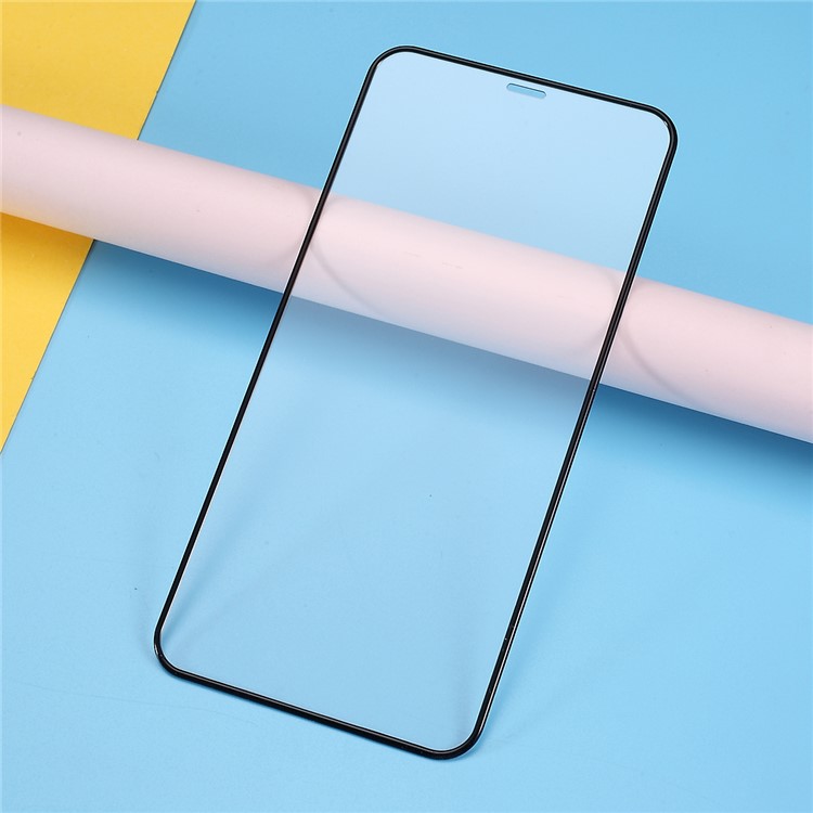 RURIHAI 4D Silicone Edge Tempered Glass Screen Protector for Apple iPhone 11 Pro 5.8 inch/X/XS - Black-1