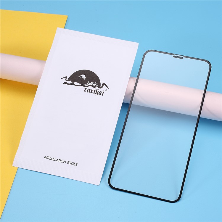 RURIHAI 0,26 Milímetros Filme Protetor De Tela Cheia De Vidro Temperado Para Apple IPhone 11 6.1 Polegadas / Xr-5