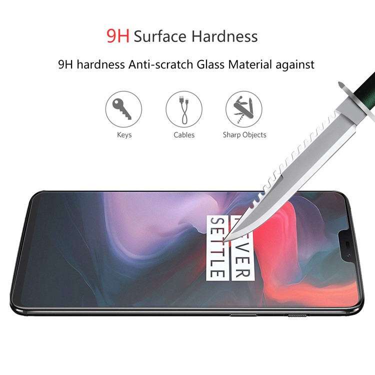 5Pcs HAT PRINCE 0.26mm 9H 2.5D Arc Edge Full Screen Coverage Tempered Glass Screen Guard Film for iPhone 11 Pro/iPhone XS/iPhone X-7