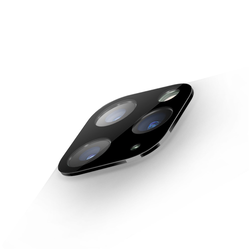 + Métal Trempé Protecteur D'anneau De Lentille De La Caméra De Verre Pour Iphone 11 Pro Max 6,5" / 11 Pro 5.8" (2019) - Noir-2