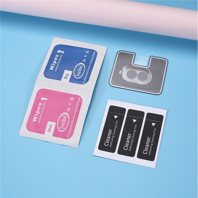 RURIHAI Ultra Film Transparent De Protection De La Lentille Contre Les Explosions Caméra AB Colle PET Pour Iphone 11 6,1 Po-5