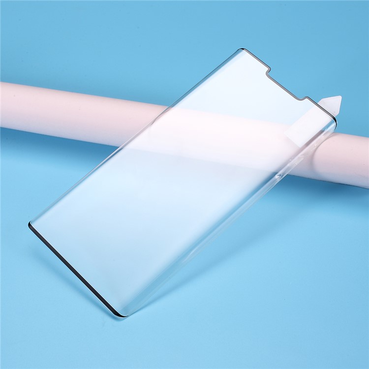 Rurihai 3D Curvado Cobertura De Tampa Cheia Protetor De Tela De Vidro Temperado Para Huawei Mate 30 Pro (Borda Transparente)-5