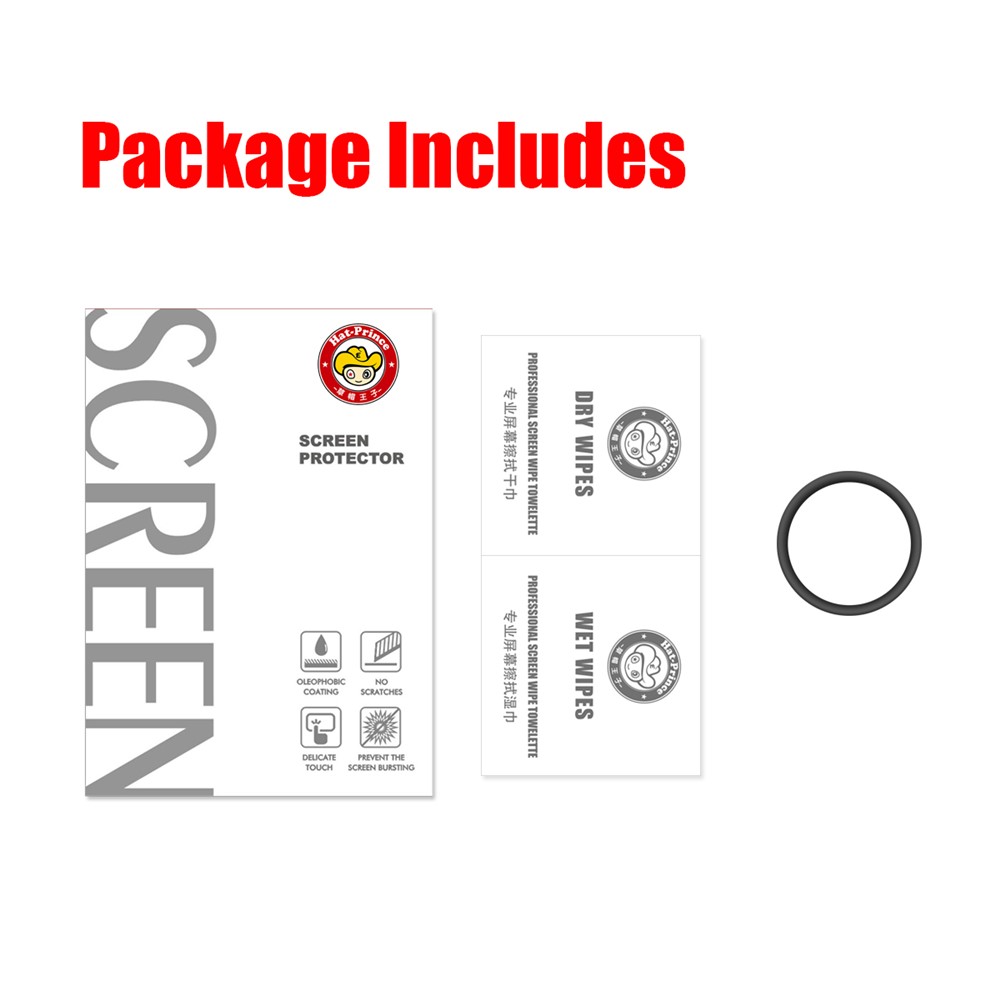 Príncipe Sombrero PET Cubierta Completa 3D Galvanoplastia Película De Pantalla De Reloj Curva HD Para La Galaxia Activa El Reloj De 40 Mm 2-4
