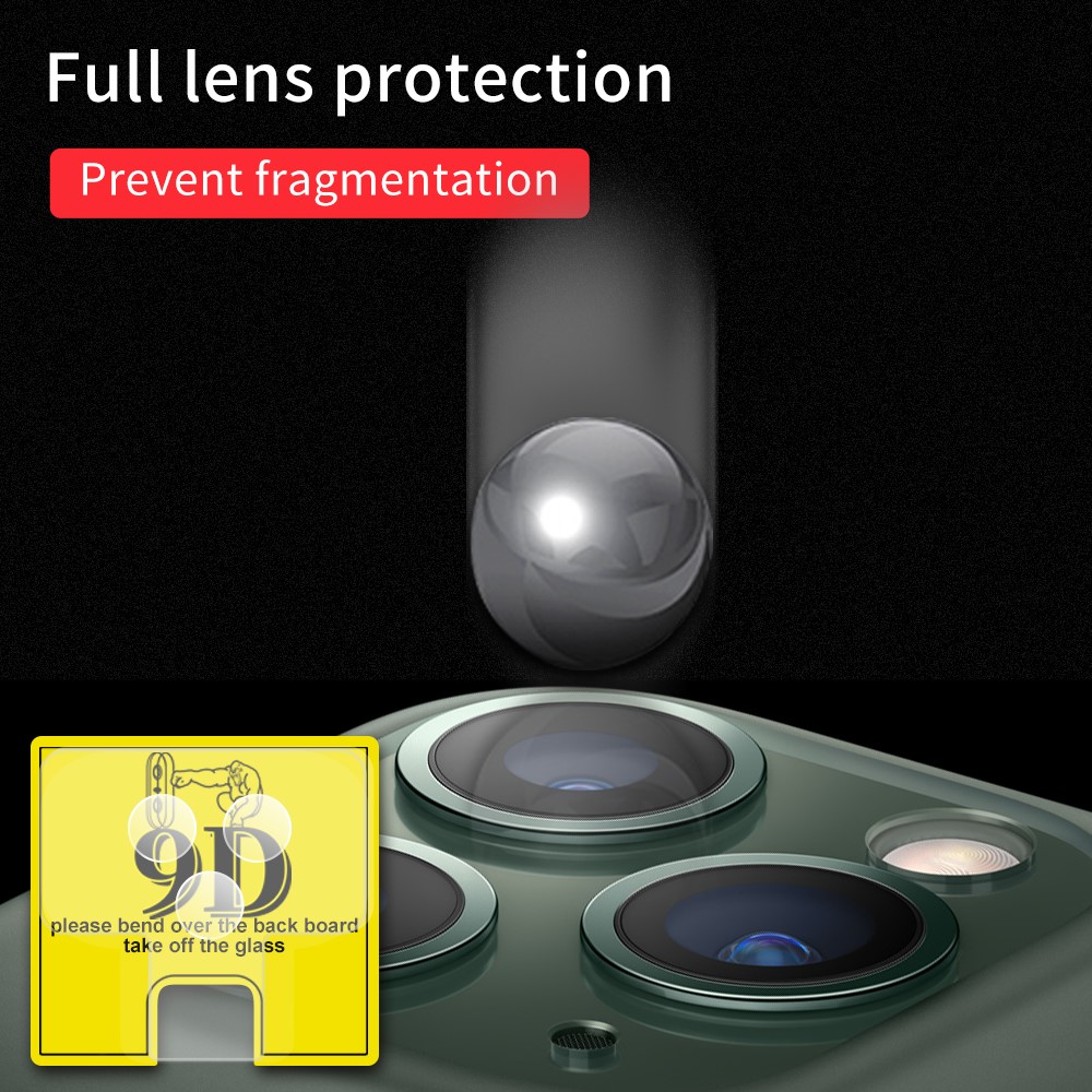 HD Explosion-proof 9D Tempered Glass Camera Lens Protector Set for iPhone 11 Pro 5.8 inch (2019)-12