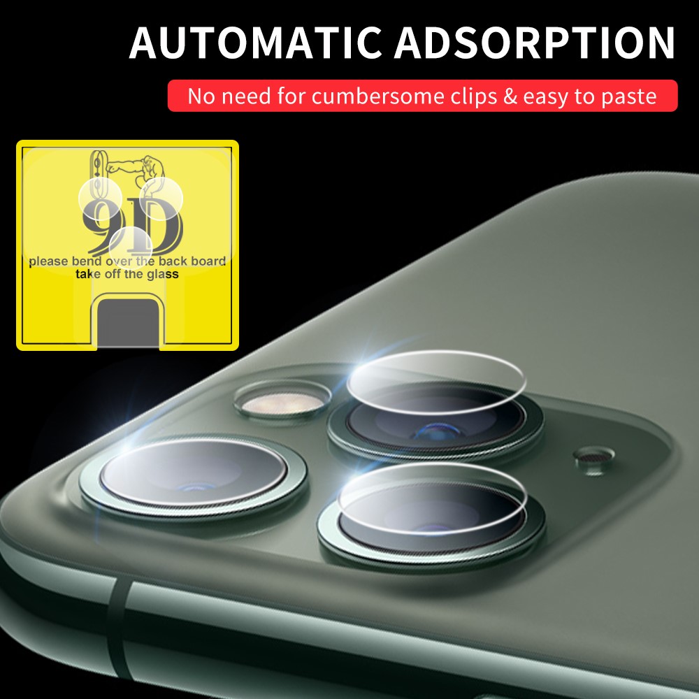 HD Explosion-proof 9D Tempered Glass Camera Lens Protector Set for iPhone 11 Pro 5.8 inch (2019)-13