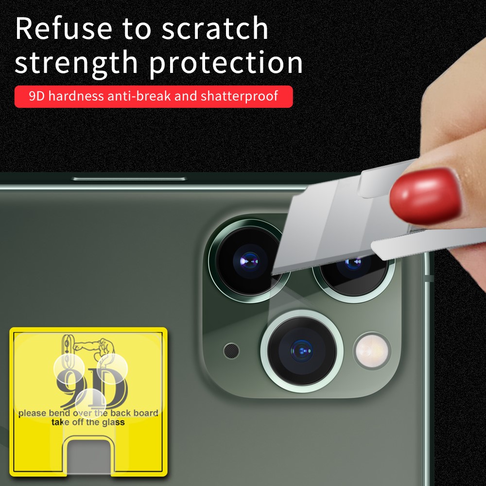 HD Explosion-proof 9D Tempered Glass Camera Lens Protector Set for iPhone 11 Pro 5.8 inch (2019)-15