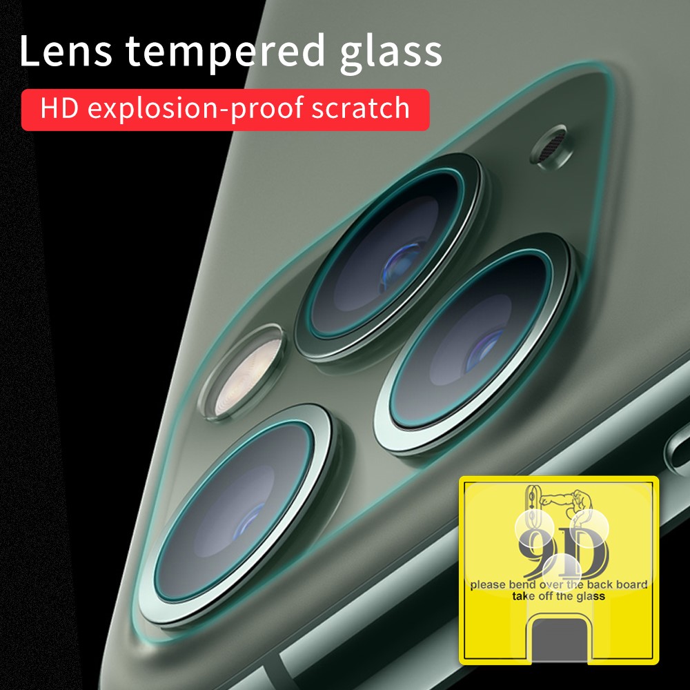 HD Explosion-proof 9D Tempered Glass Camera Lens Protector Set for iPhone 11 Pro 5.8 inch (2019)-18