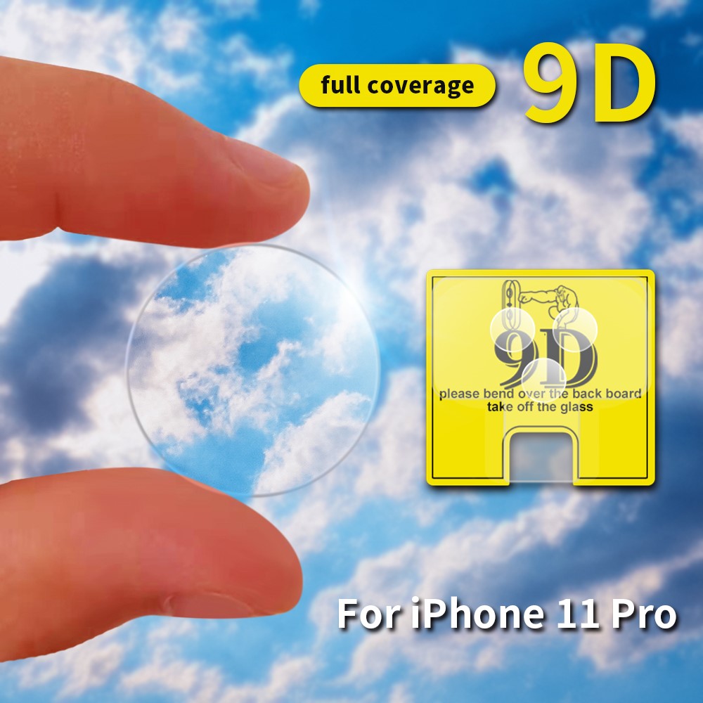 HD Explosion-proof 9D Tempered Glass Camera Lens Protector Set for iPhone 11 Pro 5.8 inch (2019)-2