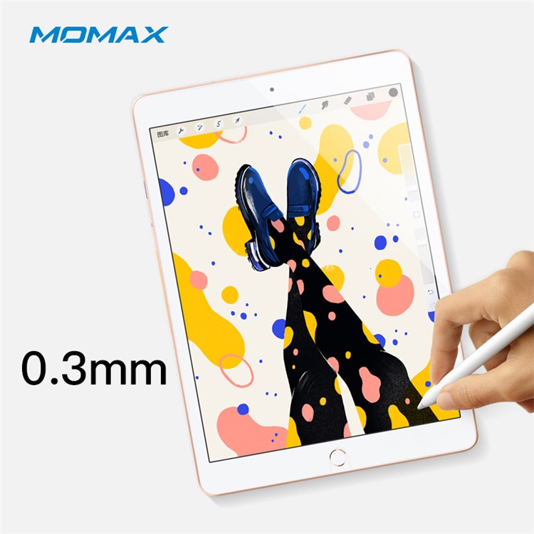Película De La Pantalla De Cristal De MOMAX 9H 0.3mm Templado Para Ipad 10.2 (2019)-3