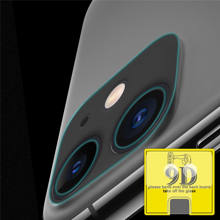 HD Explosion-proof 9D Tempered Glass Camera Lens Protector Set for iPhone 11 6.1 inch-11