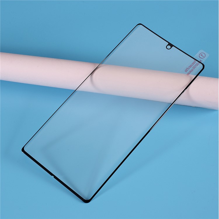 For Samsung Galaxy Note 10 Plus 5G/Note 10 Plus Curved Edge Tempered Glass Full Screen Protector Film-5