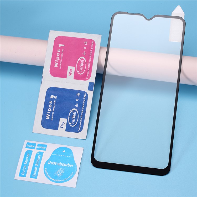RURIHAI for Xiaomi Redmi 8A 2.5D Defense Full Covering Screen Tempered Glass Protective Film-5