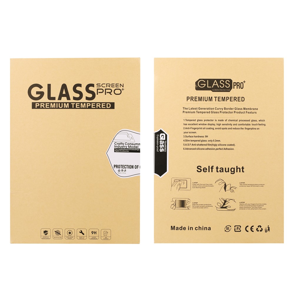 For iPad Pro 12.9 (2019) 9H 0.25mm Arc Edge Film Full Screen Coverage Tempered Glass Protector-8