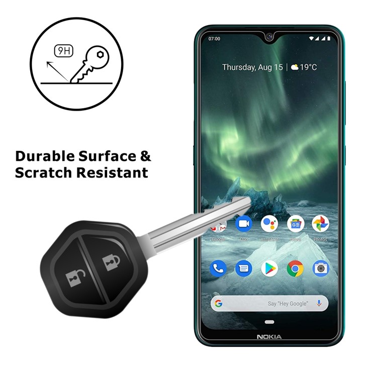 2Pcs/Set ITIETIE 2.5D 9H Tempered Glass Screen Protector for Nokia 7.2/6.2 Protective Film-5