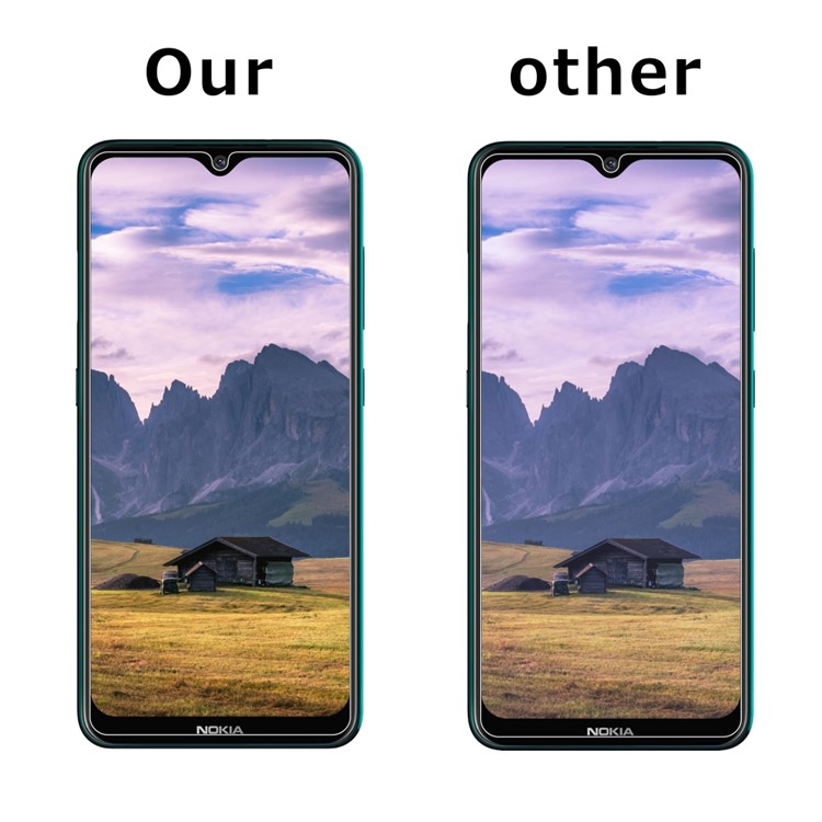 2Pcs/Set ITIETIE 2.5D 9H Tempered Glass Screen Protector for Nokia 7.2/6.2 Protective Film-7