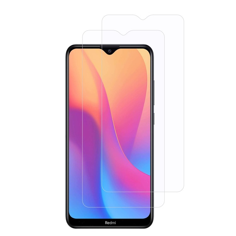 2Pcs/Set ITIETIE 2.5D 9H Tempered Glass Protection Film Anti-fingerprint for Xiaomi Redmi 8/8A-2