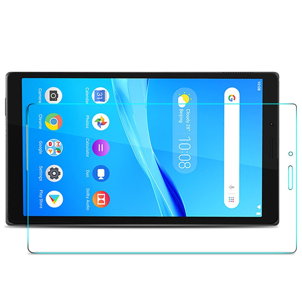 9H Full-screen Covering Tempered Glass 0.25mm Arc Edge Film for Lenovo Tab M7-8