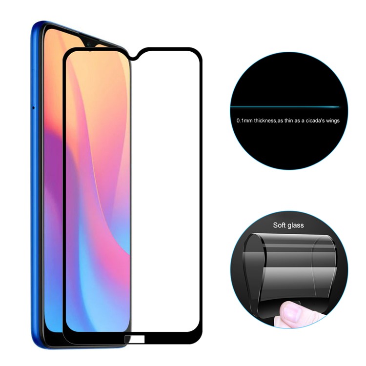 HAT PRINCE 0.1mm Soft Glass Full Screen Protector for Xiaomi Redmi 8/8A-1