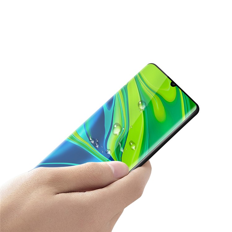 PINWUYO Pour Xiaomi Mi CC9 Pro / Note 10 3D Courbe Écran En Verre Trempé Film Protecteur-5