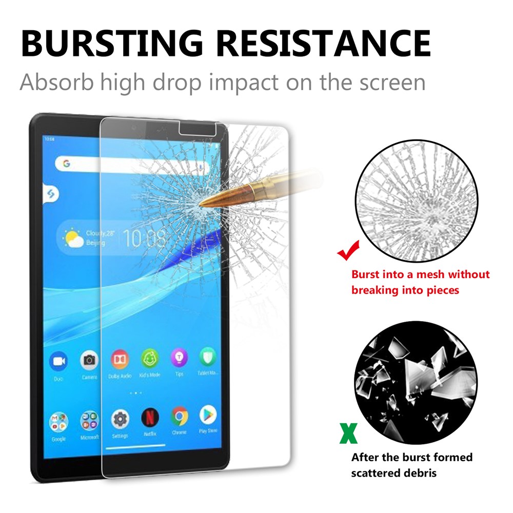 Tempered Glass Screen Protector Film Cover for Lenovo Tab M7-3