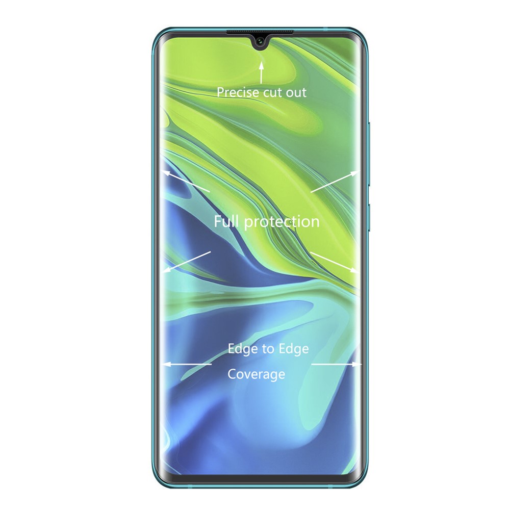 HAT PRINCE Ultra Clear 3D PET Curved Full Coverage Screen Film for Xiaomi Mi CC9 Pro/Note 10/Note 10 Pro-2