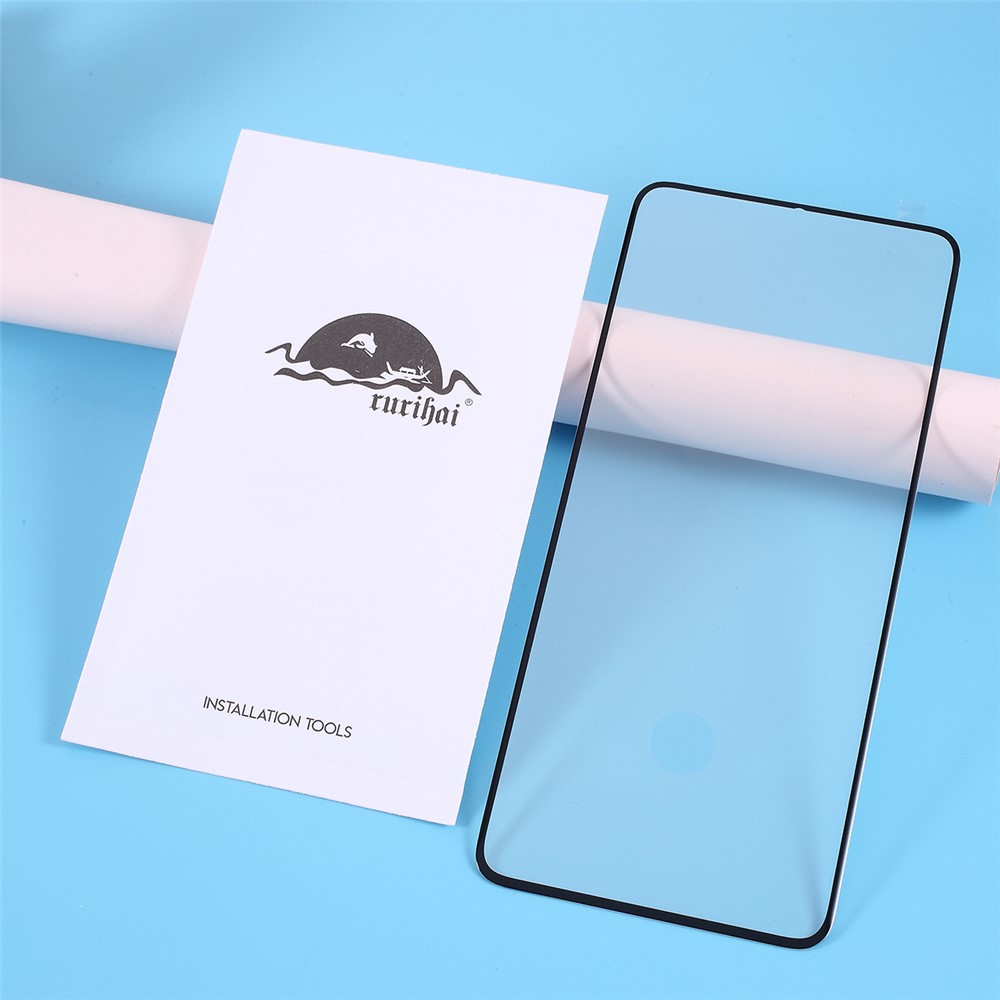 RURIHAI for Samsung Galaxy S20 Plus/S11 0.26mm Curved Full Cover Tempered Glass Screen Protector-6