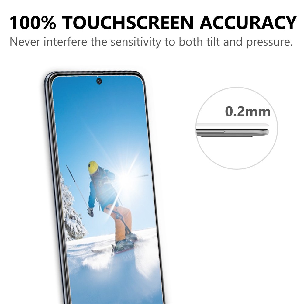2.5D 9H Bogenkante Vollbild Aus Gehärtetem Glas Folie Für Samsung Galaxy A71-6