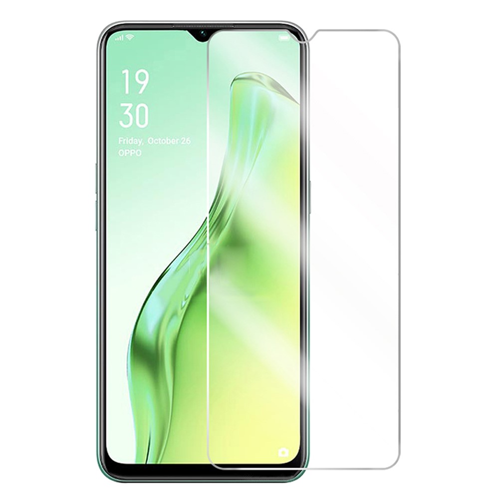 0.3mm Arc Edge Tempered Glass Protective Screen Guard Film for Oppo A31 (2020)/A8-1