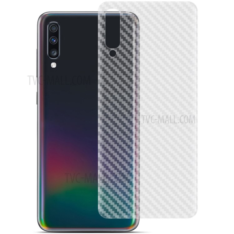 IMAK Soft PVC Carbon Fiber Texture Back Protective Film for Samsung Galaxy A70