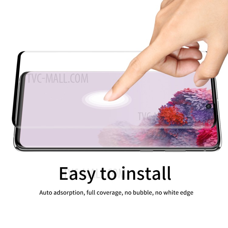 ENKAY 0.26mm 9H 3D Full Coverage Arc Edges Tempered Glass Screen Protector for Samsung Galaxy S20-6