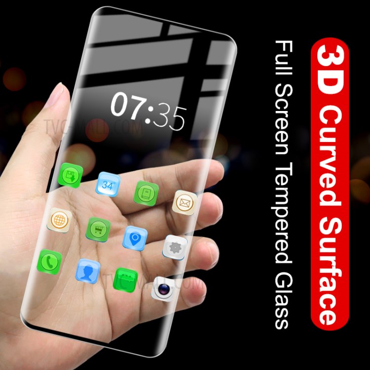 IMAK 3D Curvada Pantalla Completa Protector De Vidrio Templado Para La Galaxia S20 5G-6