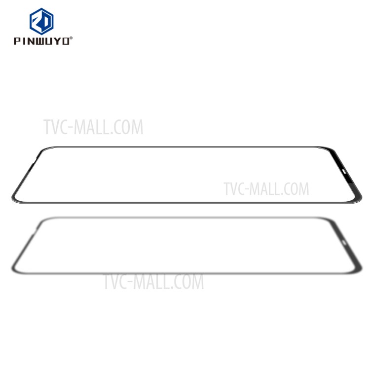 PINWUYO Flexão Quente Tamanho Grande 3D Curvo Temperado Protetor De Tela De Vidro Para Lite Huawei P40 / Nova 6 SE / 7i Nova-3
