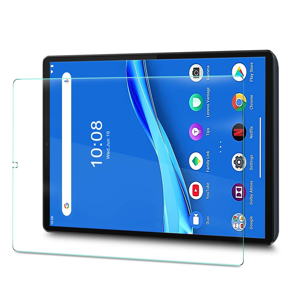 2.5D Arc Edge Full Size Tempered Glass Screen Film for Lenovo M10 Plus 10.3-8