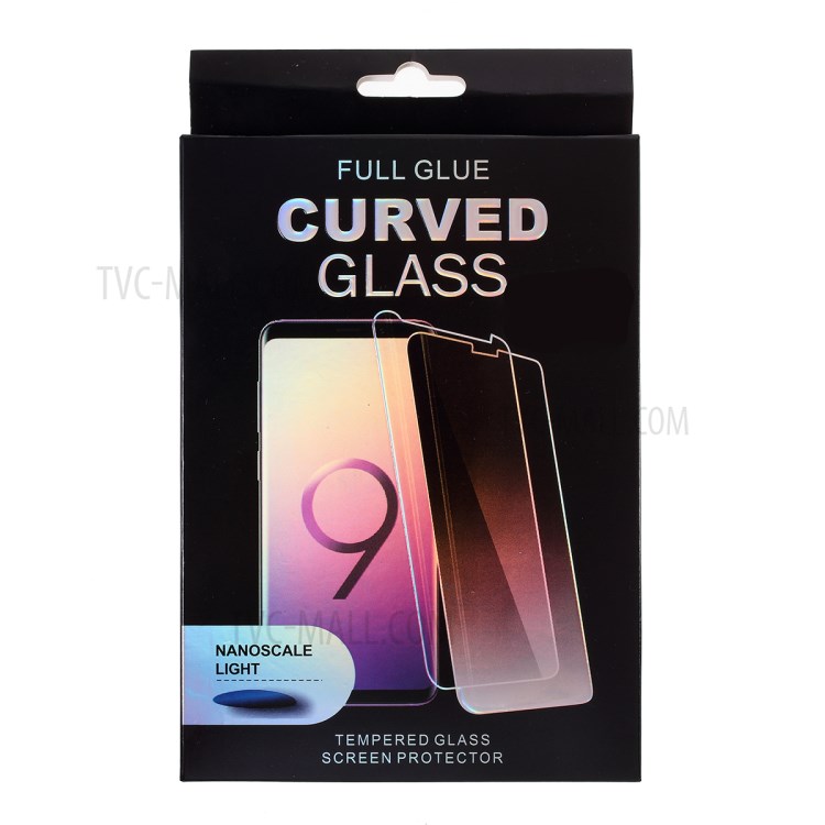 3D Full Glue UV Liquid Tempered Glass Screen Guard Film + UV Lamp for Samsung Galaxy S20 Plus-7