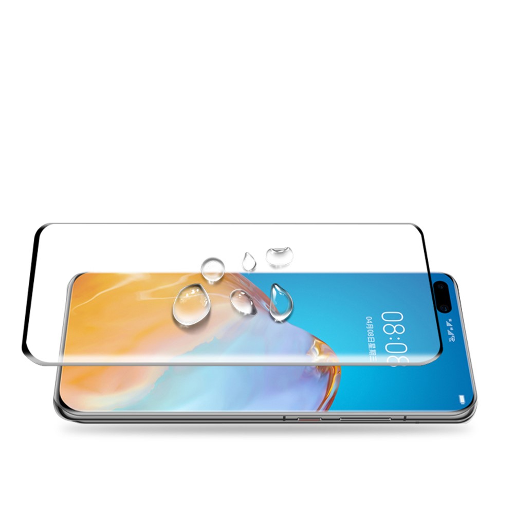 MOCOLO 3D Curved Tempered Glass Screen Protector Full Coverage for Huawei P40 Pro - Black-6