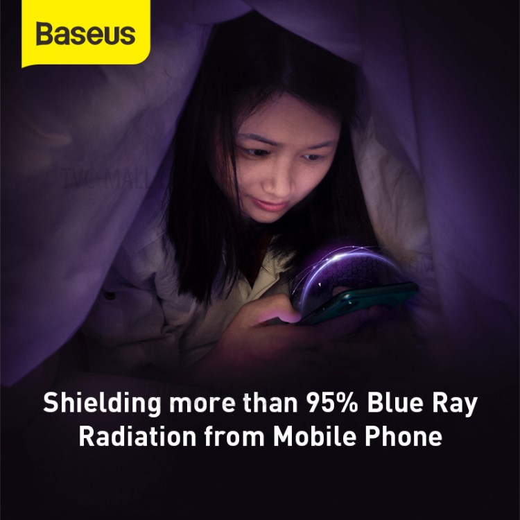 BASEUS 0.25mm Full Screen Curved Anti-blue Film with Film Sticking Tool for iPhone X/XS/11 Pro 5.8 inch-5